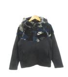 ナイキ NIKE ジャケット パーカー ジップアップ フェイクファー 切り替え 裏起毛 スポーツ 男の子 ボーイズ M 黒 ブラック  DM2383-010 /AH18 ■GY99