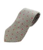 ロエベ LOEWE ネクタイ レギュラー 総柄 ロゴ グレージュ /MN7 ■GY99