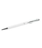 スワロフスキー SWAROVSKI ステーショナリー 文房具 筆記具 ボールペン 繰り出し式 クリスタル ロゴ刻印 筆記確認済み 白 ホワイト /CK10 ■GY99