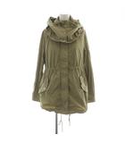 タトラス TATRAS クラウディア モッズコート 長袖 ミドル ロゴ フード 01 LTA14S4386 ベージュ ■GY35 /MQ