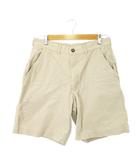パタゴニア Patagonia ショートパンツ ハーフ ジップフライ 切替 ロゴ アウトドア 32 ベージュ /MN20 ■GY99
