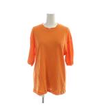 チノ CINOH 24SCU008-64 COSMORAMA BASIC T-SHIRT ORANGE タグ付き カットソー Tシャツ 半袖 36 オレンジ ■GY55 /MQ