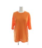チノ CINOH 24SCU008-64 COSMORAMA BASIC T-SHIRT ORANGE タグ付き カットソー Tシャツ 半袖 36 オレンジ ■GY55 /MQ