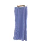 チノ CINOH 23WSK001-21 CORDUROY MARMAID SKIRT L.BLUE ロングスカート ジップフライ 36 青 ブルー ■GY55 /MQ