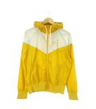 ナイキ NIKE TRACK&FIELD ジャケット ウインドブレーカー ジップアップ フーディ 配色 ロゴ スポーツ S 黄 マスタード /AO4 ■GY99