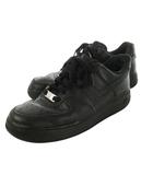 ナイキ NIKE AIR FORCE 1 エアフォースワン スニーカー レースアップ レザー 革 24.5cm 黒 ブラック dd8259-001 /CK7 ■GY99