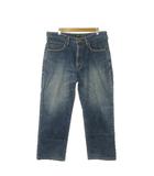 ラングラー WRANGLER デニムパンツ ジーンズ ストレート 34 青 ブルー インディゴ ジップフライ /AO5 ■GY99