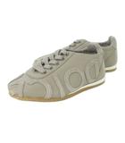 ドルチェ&ガッバーナ ドルガバ DOLCE&GABBANA スニーカー レースアップ レザー 革 ロゴ 男の子 ボーイズ 27 17.0cm グレー /CK6 ■GY99