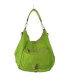 サザビー SAZABY ショルダーバッグ ハンドバッグ 2WAY 黄緑 イエローグリーン ピスタチオ ハンドル着脱可能 /CK9 ■GY99