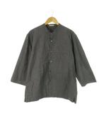 ラモンド LAMOND. シャツ 3 グレー バンドカラー 七分袖 /CK23 ■GY99