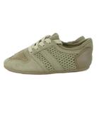 ドルチェ&ガッバーナ ドルガバ DOLCE&GABBANA スニーカー ローカット レースアップ スエード ロゴ 男の子 女の子 ボーイズ ガールズ 26 16cm ベージュ /AO11 ■GY99