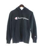 チャンピオン CHAMPION パーカー M 黒 ブラック ロゴプリント /KW ■GY99