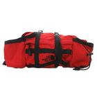 ザノースフェイス THE NORTH FACE ウェストバッグ ナイロン リップストップ ロゴ刺繍 赤 レッド 黒 ブラック NM07303 /JS ■GY50