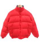 モンクレール MONCLER ski wear ヴィンテージ アシックス社製 ダウンジャケット リバーシブル ワッペン ゴアテックス 170 紺 ネイビー 赤 レッド /FF ■GY50