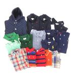 ラルフローレン RALPH LAUREN 16点セット ポロシャツ オールインワン 70 80 6M 9M 12M 18M 紺 ネイビー オレンジ 赤 レッド /AE