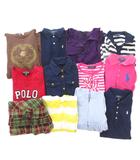 ラルフローレン RALPH LAUREN 子供服 12点セット まとめ キッズ カットソー ワンピース スカート 120-150 レッド ブラウン ピンク /UO