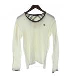 バーバリーブラックレーベル BURBERRY BLACK LABEL 長袖 Tシャツ カットソー 2 Vネック チェック柄 長袖 /KW ■GY99