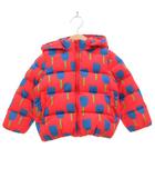 ステラマッカートニー STELLA McCARTNEY 中綿ジャケット 裏地ボア フード付き ジップアップ チューリップ柄 36Months 赤 レッド オレンジ ■GY30 /MQ