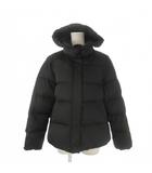 ダウンジャケット 上着 M 黒 ブラック フード付き 長袖 無地 /CK35 ■GY99