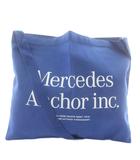 メルセデスアンカーインク MERCEDES ANCHOR INC ショルダーバッグ サコッシュ キャンバス ロゴ プリント 青 ブルー /XZ ■GY99