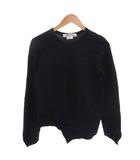 コムデギャルソンコムデギャルソン COMME des GARCONS COMME des GARCONS AD2019 Tシャツ カットソー 長袖 変形 アシンメトリー M 紺 ネイビー RE-T001 /FF