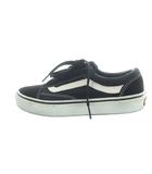 バンズ VANS スニーカー シューズ 靴 ロゴ スエード 23.5cm 黒 ブラック ■GY99 /MQ