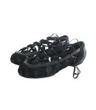 ディーゼル DIESEL レースアップシューズ 靴 リボン 24cm 黒 ブラック ■GY99 /MQ