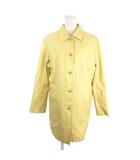 クロコダイル CROCODILE ステンカラーコート L 黄 イエロー 中綿ライナー付き /MN2 ■GY99