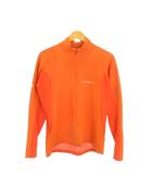 モンベル Montbell サイクルジャージ カットソー メッシュ 自転車 サイクリング S オレンジ 長袖 ハーフジップ 切り替えデザイン /MN24 ■GY99