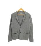 ジャケット 上着 L グレー 長袖 テーラードカラー シングルボタン /MN30 ■GY99