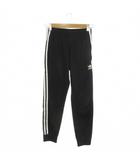 アディダスオリジナルス adidas originals ジョガーパンツ ジャージ スポーツウエア XS 黒 ブラック サイドライン ロゴ刺繍 裾リブ /MN38 ■GY99