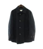 マッキントッシュフィロソフィー MACKINTOSH PHILOSOPHY ウール ステンカラーコート 40 黒 ブラック ハーフ丈 H1C26-624-29 /PP ■GY12