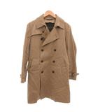 ナノユニバース nano universe トレンチコート ダブル ライナー 中綿 ひざ丈 M ベージュ /FF ■GY12