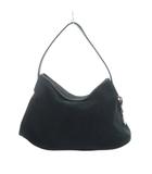 ジョルジオアルマーニ GIORGIO ARMANI トートバッグ ハンド セミショルダー スエード レザー ポーチ付き 黒 ブラック ■GY47 /MQ