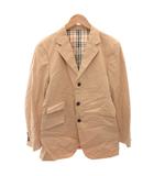 バーバリーブラックレーベル BURBERRY BLACK LABEL テーラードジャケット ブレザー 裏地ノバチェック M ベージュ /FF