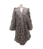 イタリヤ 伊太利屋 ヴィンテージ フーデットコート ボタンレス 11 グレー /FF ■GY50