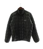 モンベル Montbell プラズマ1000 ダウンジャケット M 黒 ブラック キルティング スタンドカラー 長袖 1101493 /PP ■GY50