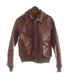 バズリクソンズ BUZZ RICKSON’S A-2 フライトジャケット レザージャケット 革ジャン ブロンコハイド 馬革 ホースハイド ミリタリー 茶 ブラウン BR80528 /MW ■GY12