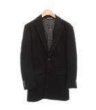 インターメッツォ INTERMEZZO チェスターコート ジャケット ウール ショート 46 黒 ブラック /FF ■GY12