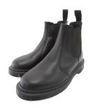 ドクターマーチン DR.MARTENS 2976 MONO チェルシーブーツ サイドゴア スムースレザー 箱付き UK5 黒 ブラック /JS ■GY12