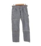 カーハート carhartt ペインターパンツ ヒッコリーデニム ジーンズ ストレート ロゴ 30 インディゴ 05746-0104 /FF ■GY12