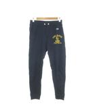 チャンピオン CHAMPION ジョガーパンツ スウェット スポーツ M 青 ブルー プリント ロゴ /MN37 ■GY99