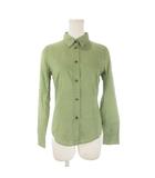 ポールスミス ブラック Paul Smith BLACK シャツ 長袖 ハートドット 38 緑 グリーンティ /CK38 ■GY99