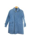 オーチバル ORCIVAL オーシバル デニムコート ステンカラー 比翼 スプリング 青 ブルー インディゴ /CK7 ■GY99