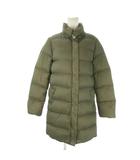 ビームスハート BEAMS HEART ダウンコート 1 緑 カーキ スタンドカラー /AO7 ■GY99