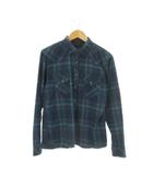 クリフメイヤー KRIFF MAYER K.MAYER ネルシャツ ダンガリーデザイン 長袖 XL 緑 グリーン /CK7 ■GY99