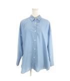 プラステ PLST シャツ ロング S 青 ブルー 長袖 /MN16 ■GY99