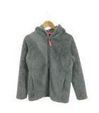 パタゴニア Patagonia フリースパーカー アウトドア 女の子 L 12 緑 グリーン 長袖 ジップアップ ロゴ /MN13 ■GY99