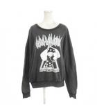 GYDALMATIANスウェットトップス トレーナー プリント ラウンドネック 長袖 F グレー /AH11 ■GY99