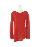 イザベル マラン エトワール ISABEL MARANT ETOILE カットソー 長袖 裾ラウンド ボーダー S 赤 レッド /CK47 ■GY99